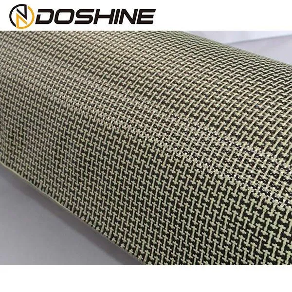 I-formet Aramid Carbon blandet stof